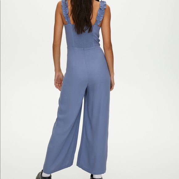 NWT Aritzia Sunday Best Flirt Ruffle Jumpsuit - Picture 2 of 5